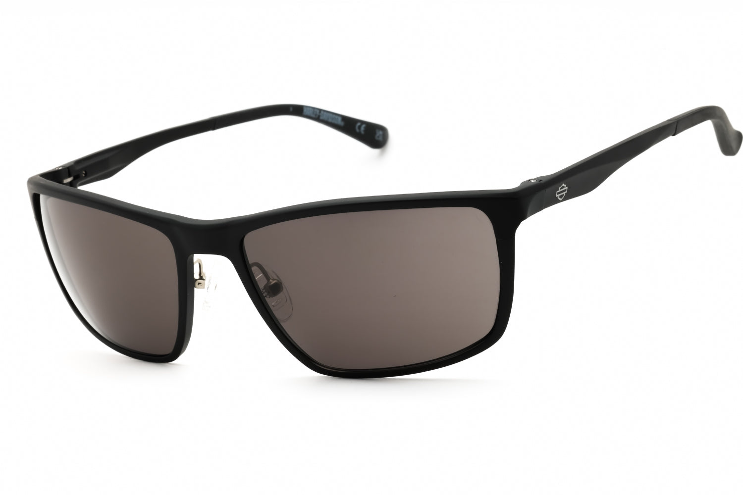 Harley Davidson HD1015X Polarized Rectangular Sunglasses — Black by Harley Davidson