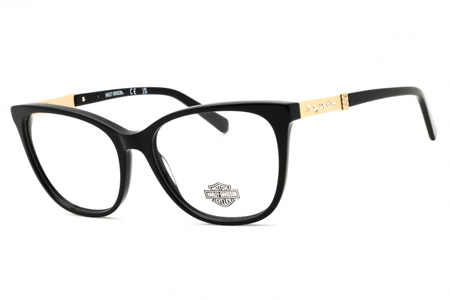Harley Davidson HD50075 Eyeglasses — Black by Harley Davidson
