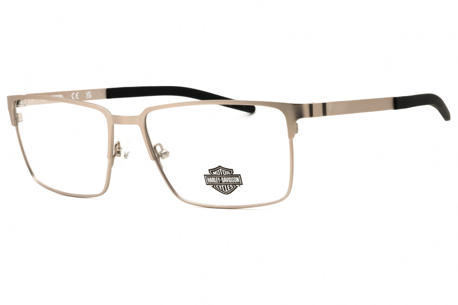 Harley Davidson HD50101 Metal-Frame Rectangular Eyeglasses — Champagne by Harley Davidson