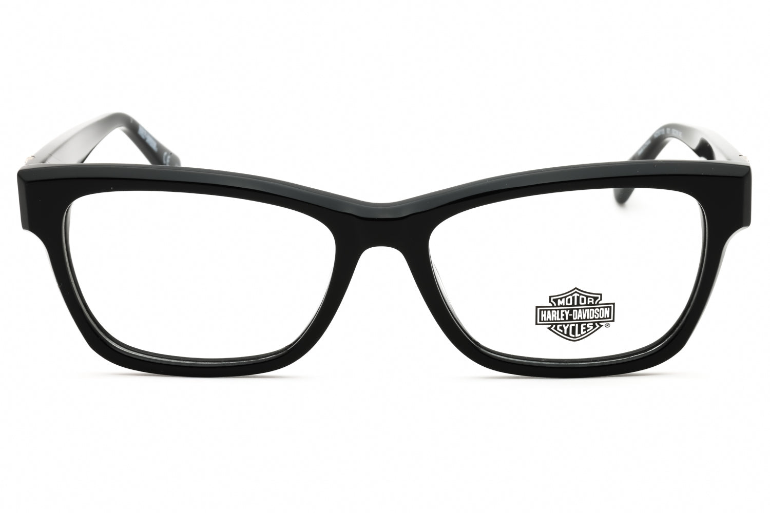 Harley Davidson HD50105 Rectangular Acetate Eyeglasses — Black, view 2