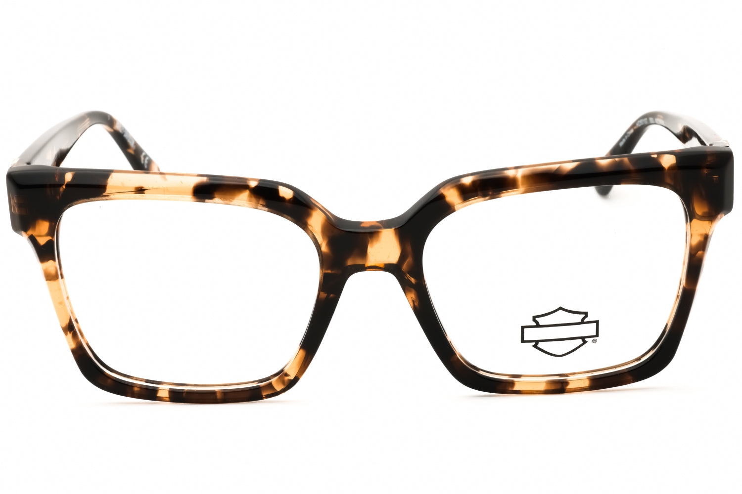 Harley Davidson HD50107 Tortoiseshell Acetate Eyeglasses — Brown, view 2