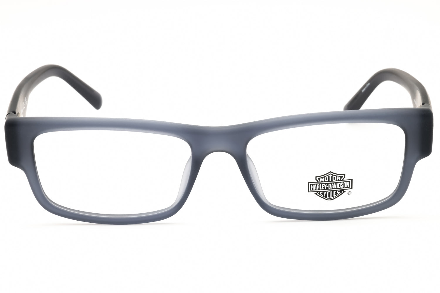 Harley Davidson HD50111 Rectangular Acetate Eyeglasses — Gray, view 2