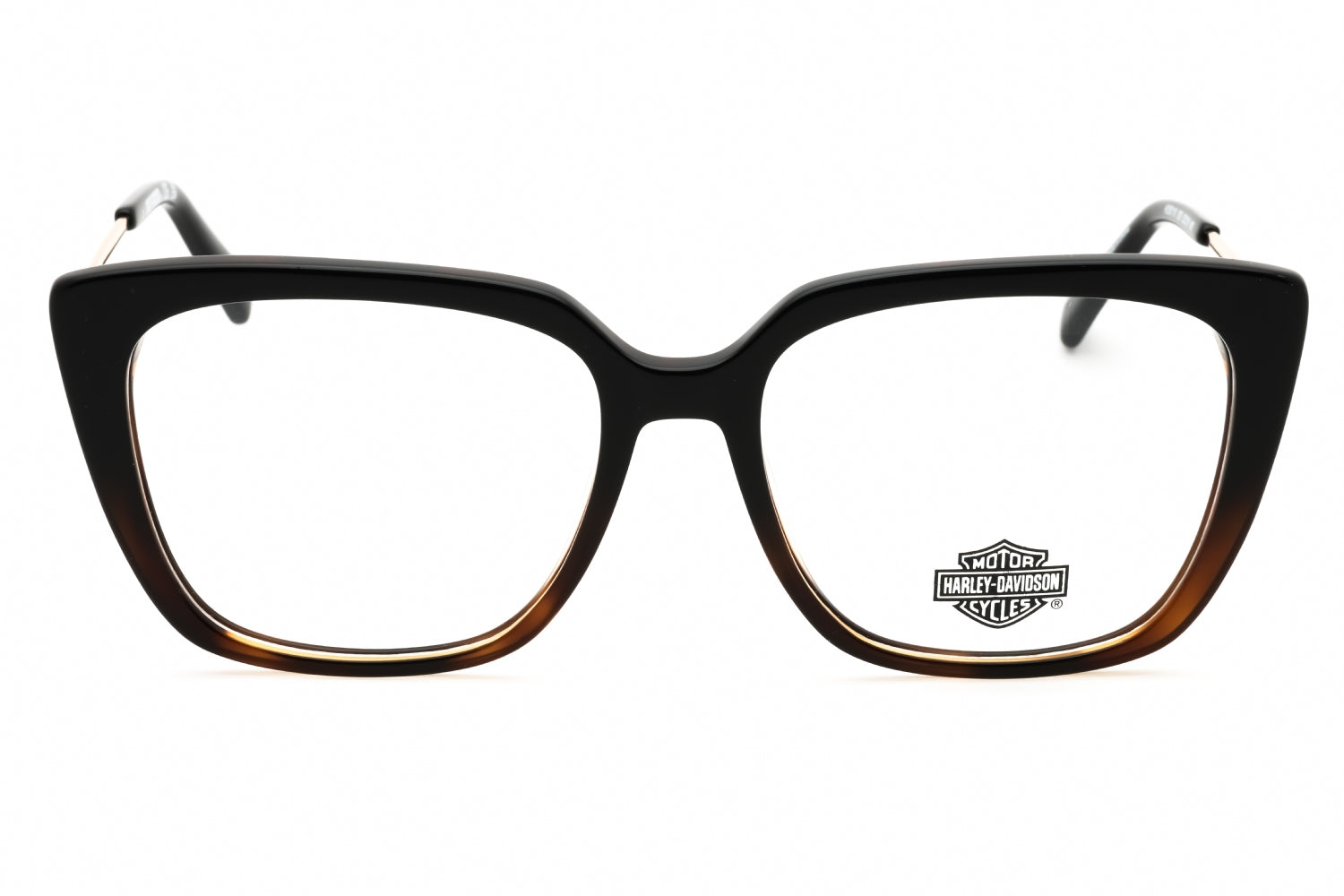 Harley Davidson HD50119 Cat Eye Acetate Eyeglasses — Black, view 2