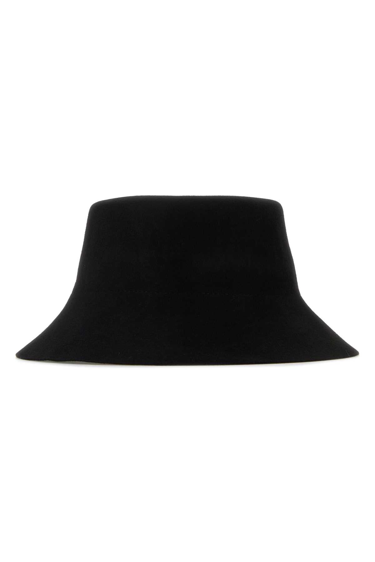 Helen Kaminski PETRA Merino Wool Bucket Hat — Black, view 2