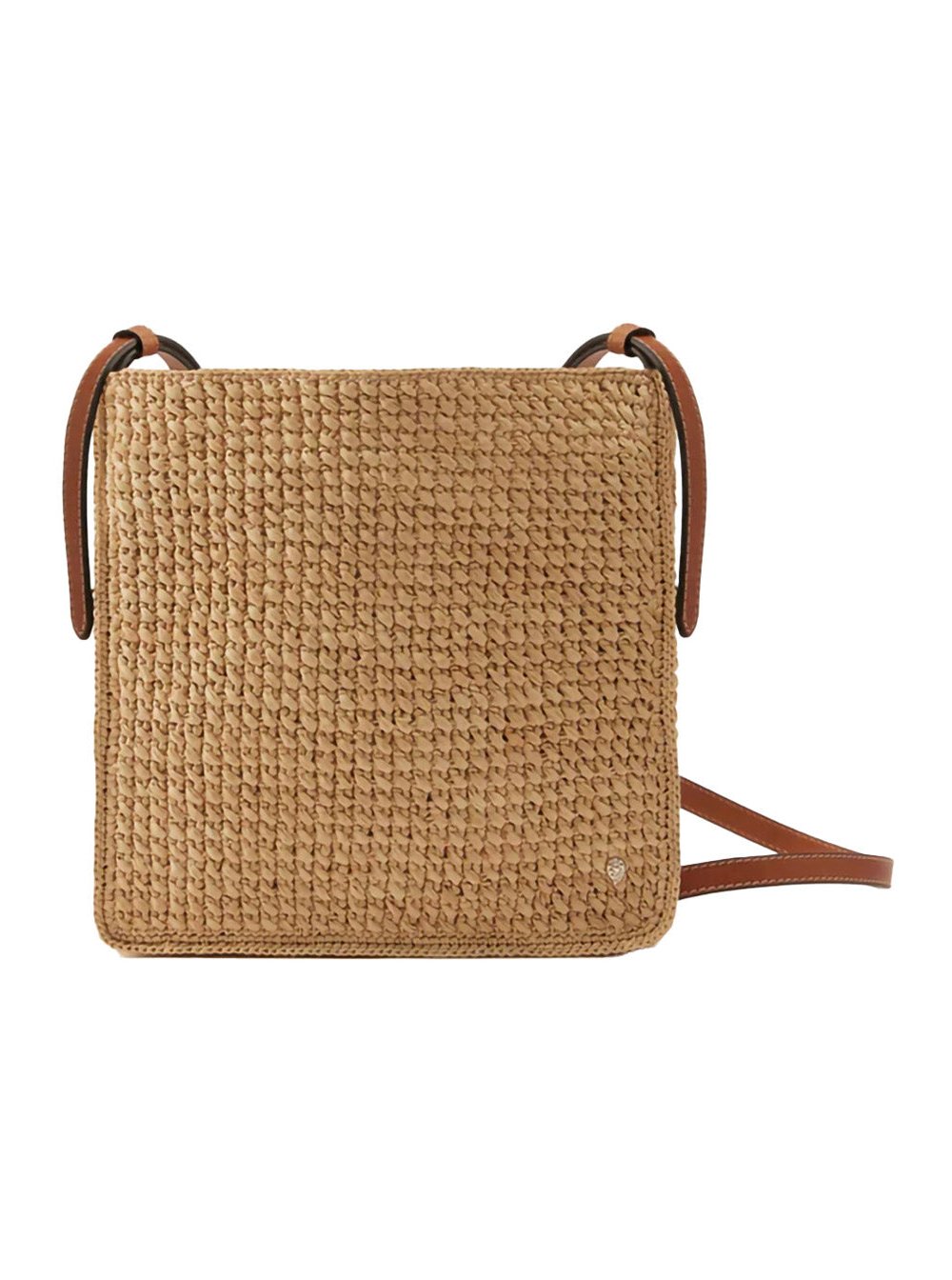 Helen Kaminski Woven Raffia Shoulder Bag — Beige by Helen Kaminski