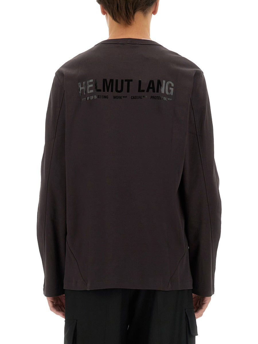 Helmut Lang Apex T-Shirt — Brown by Helmut Lang