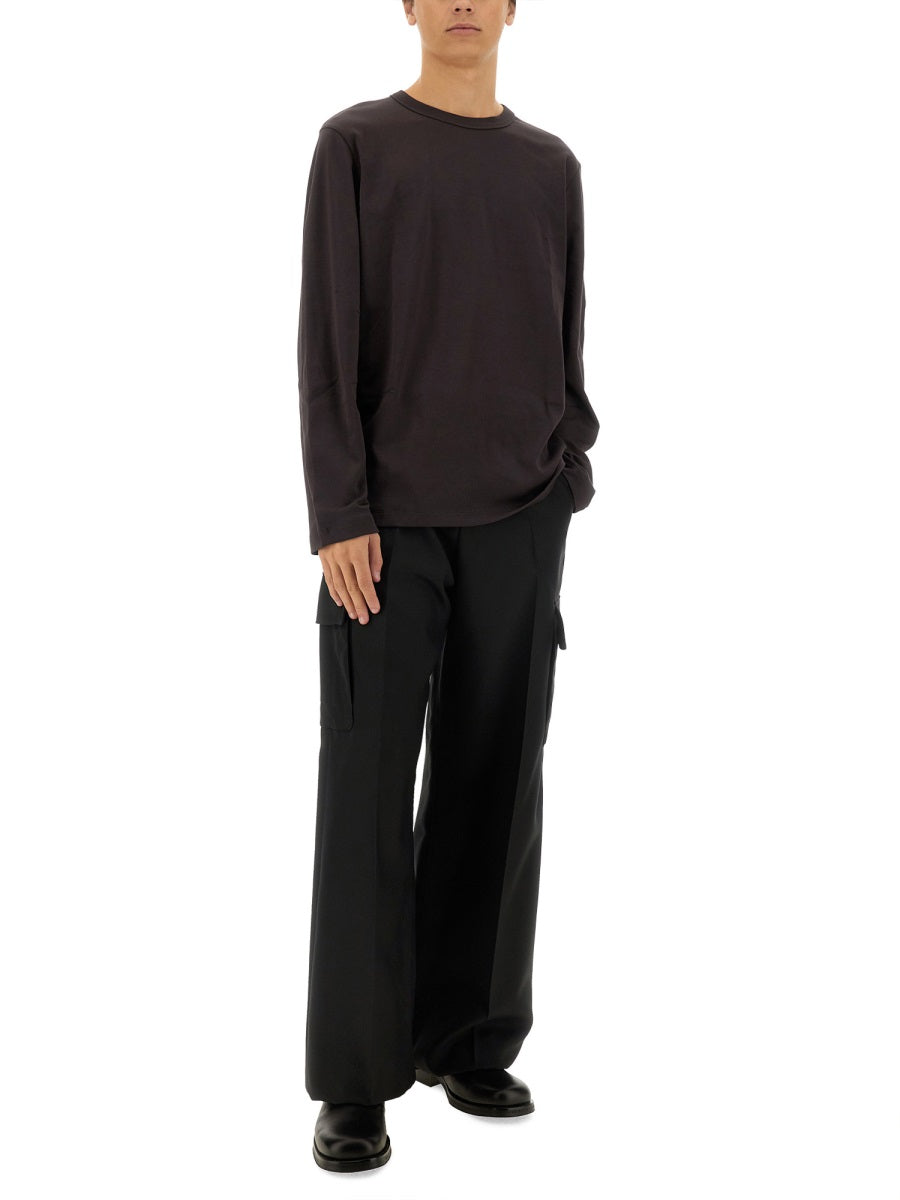 Helmut Lang Apex T-Shirt — Brown, view 4