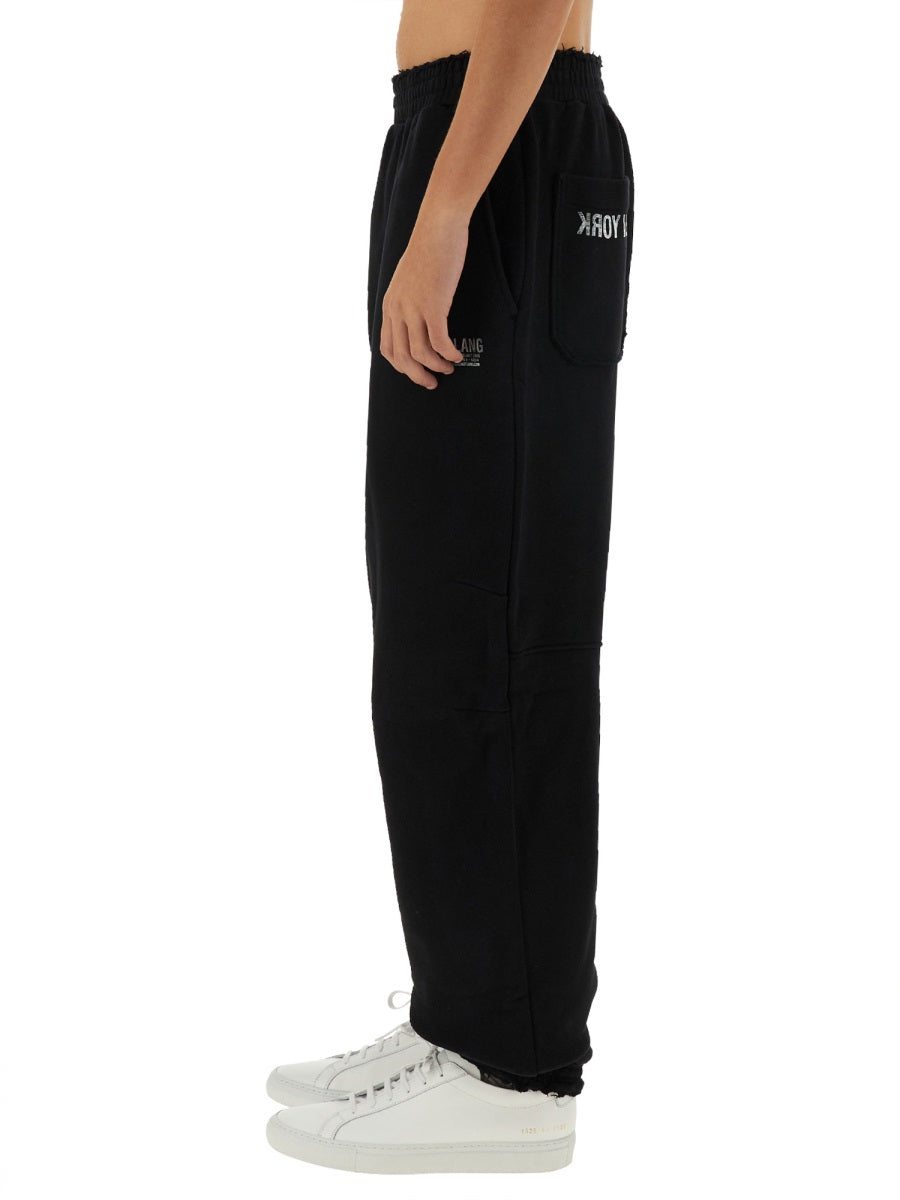 Helmut Lang Track Pants — Black, view 4