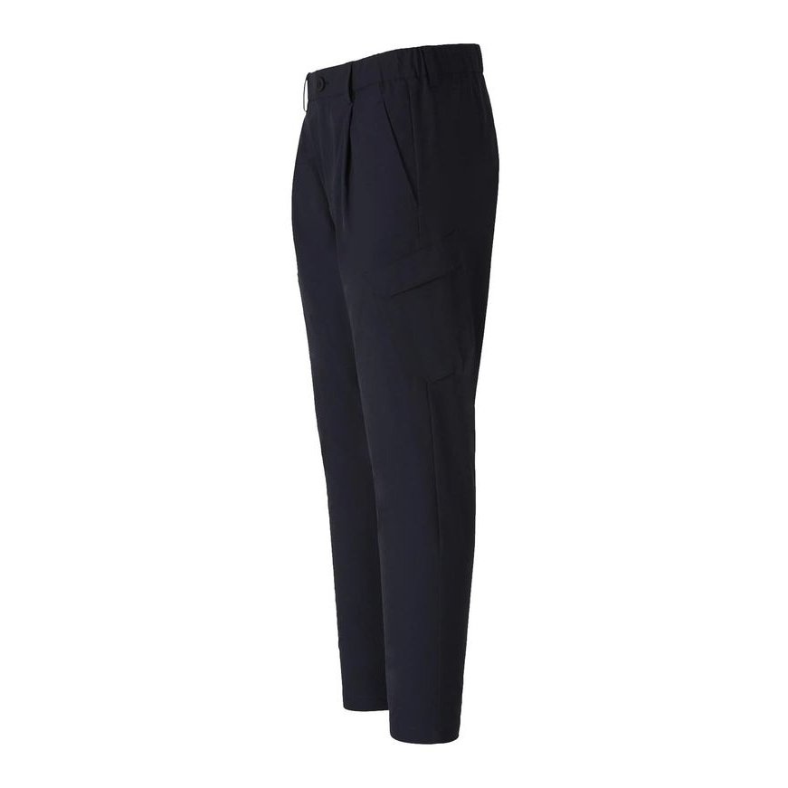 Herno Polyester Cargo Pants — Navy, view 3
