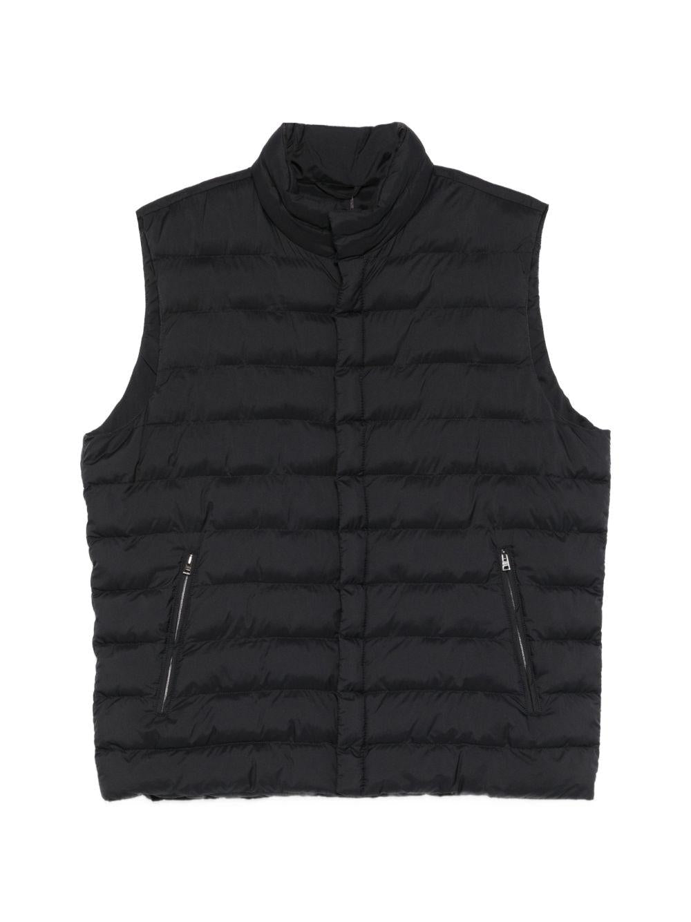 Herno Lo Smanicato Gilet — Blue, view 2