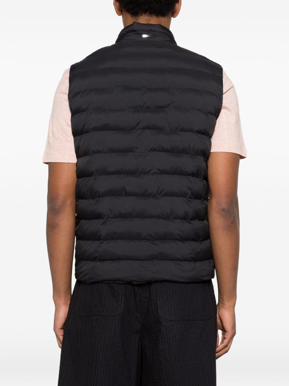 Herno Lo Smanicato Gilet — Blue, view 3