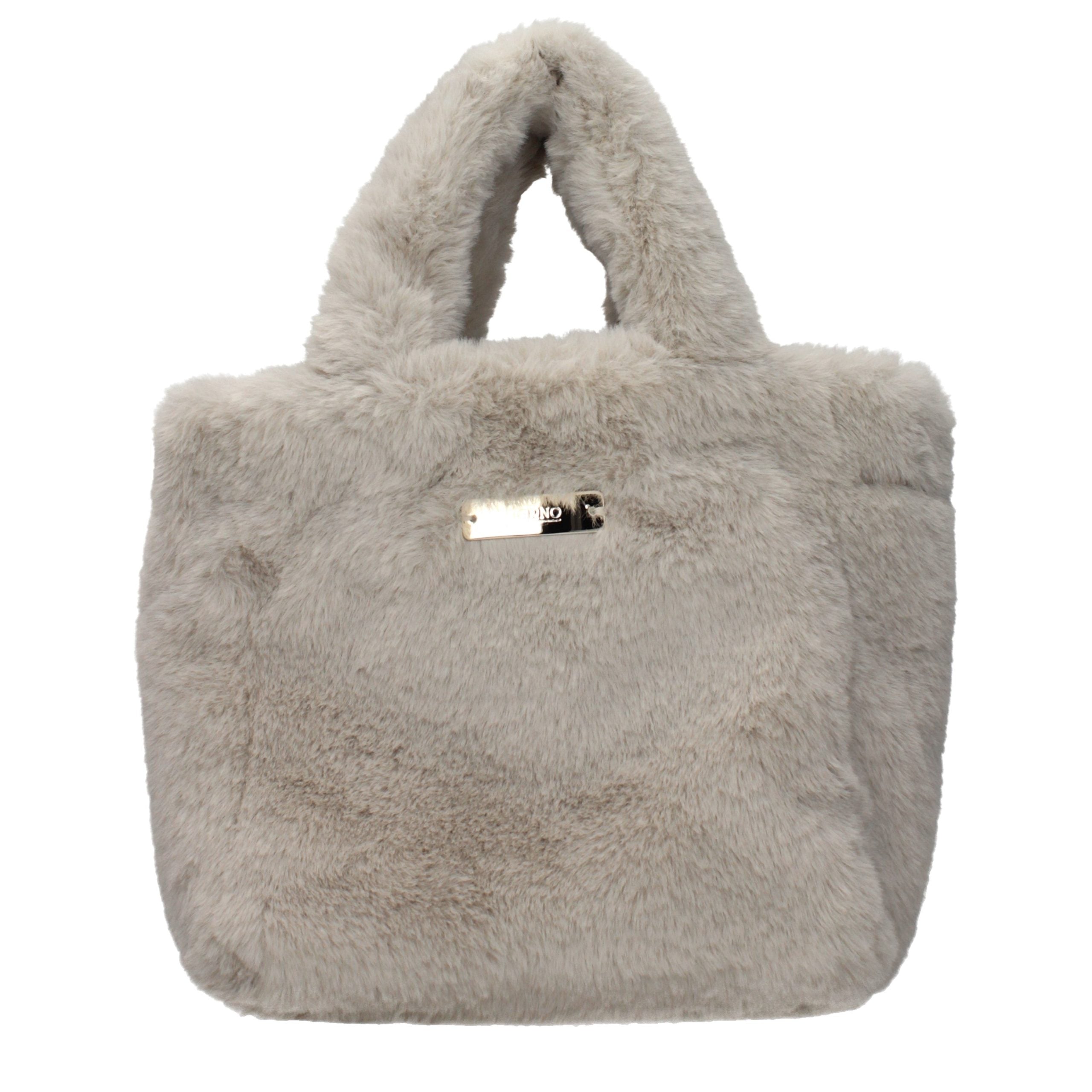 Herno Eco Fur Shoulder Bag — Gray by Herno