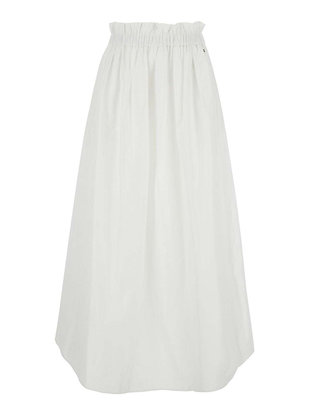 Herno Tech Fabric Skirt — White by Herno
