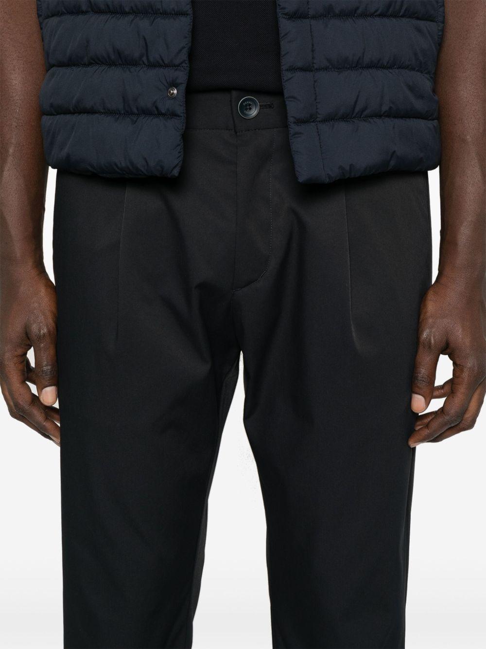 Herno Pressed Creases, Regular Fit Trousers — Blue by Herno