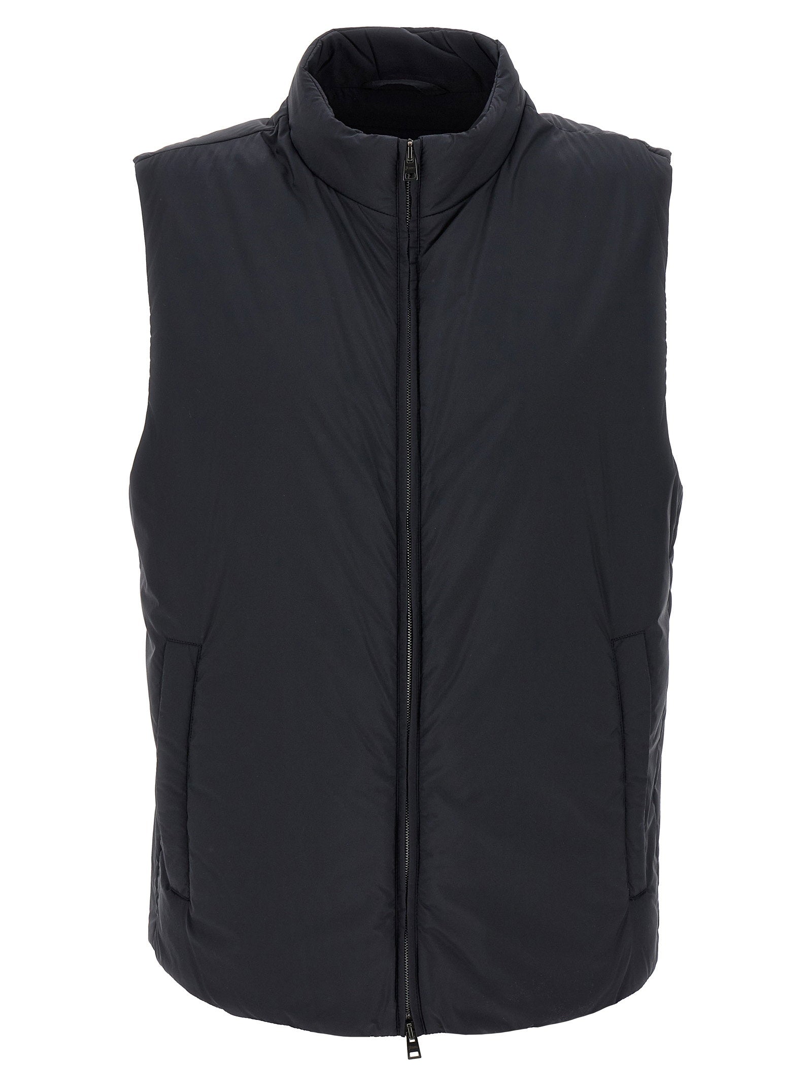 Herno Ecoage Vest — Black by Herno