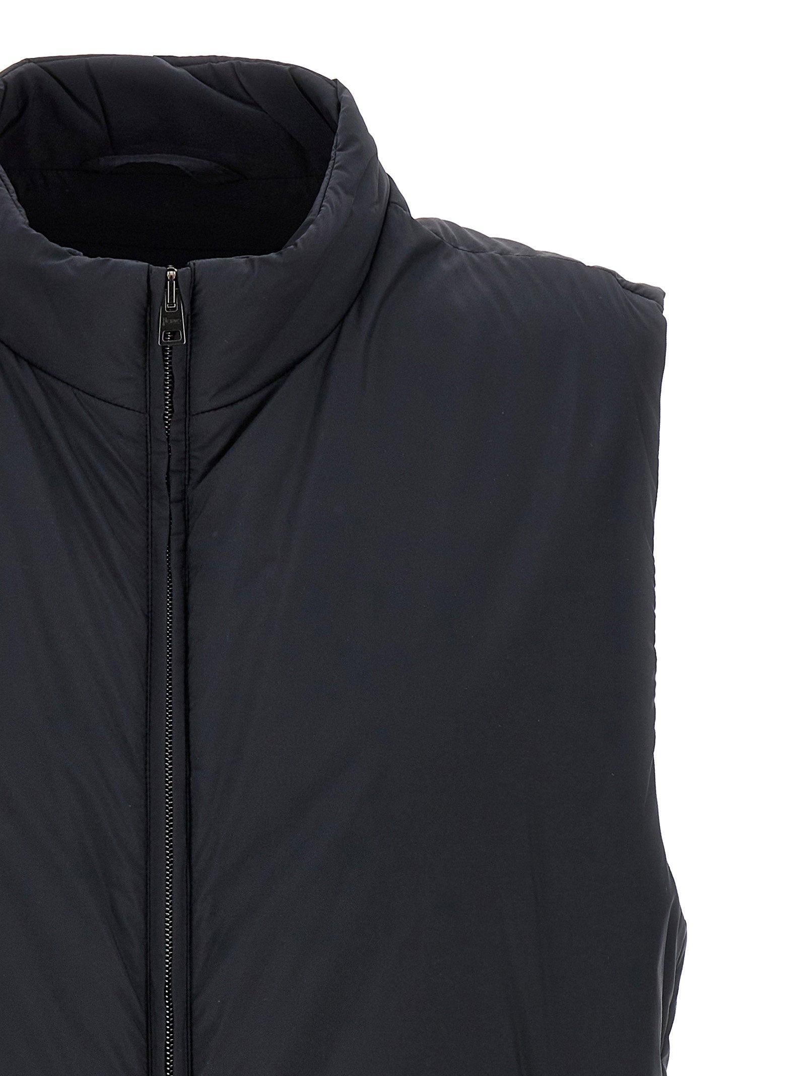 Herno Ecoage Vest — Black, view 3