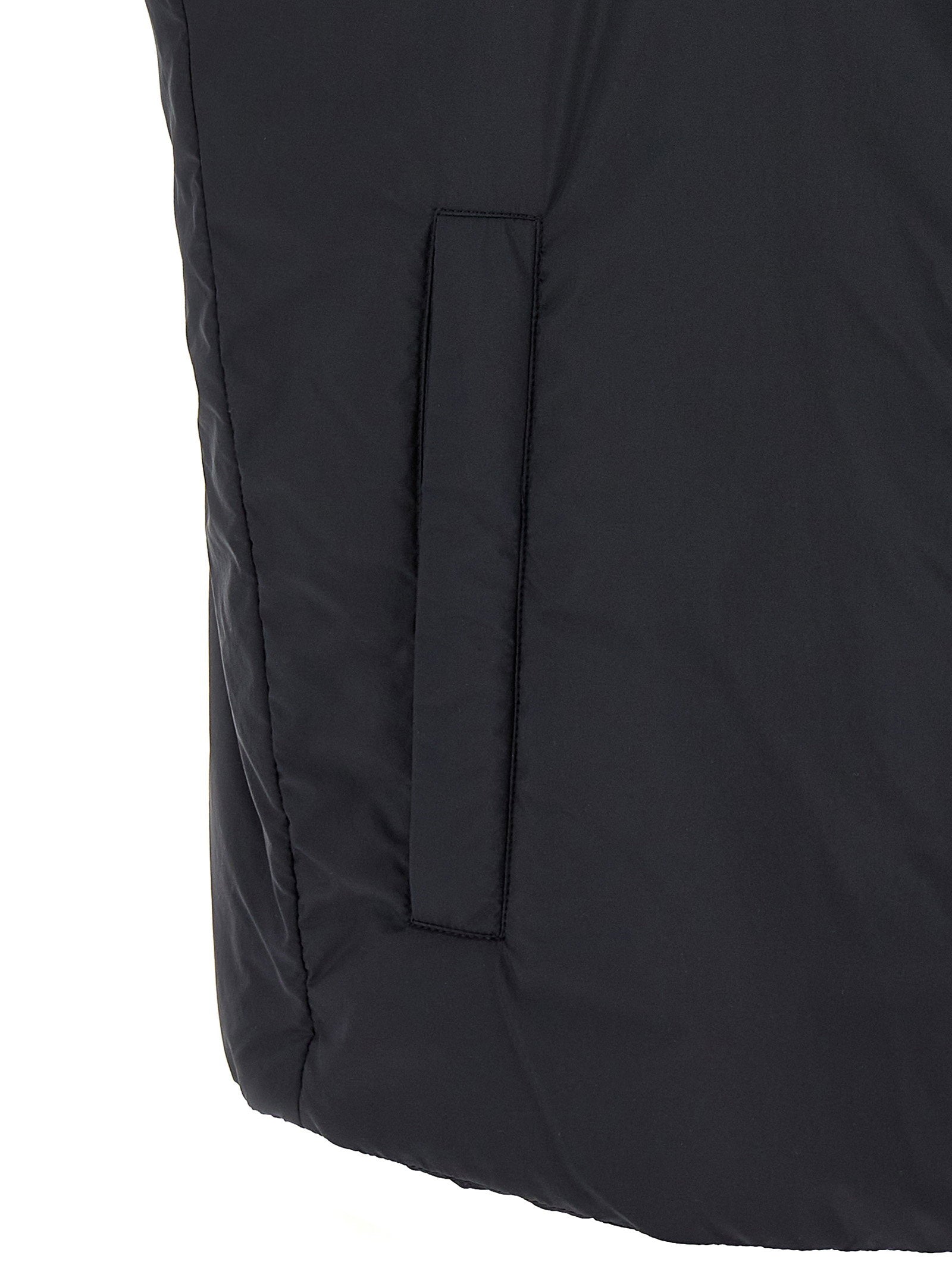 Herno Ecoage Vest — Black, view 4