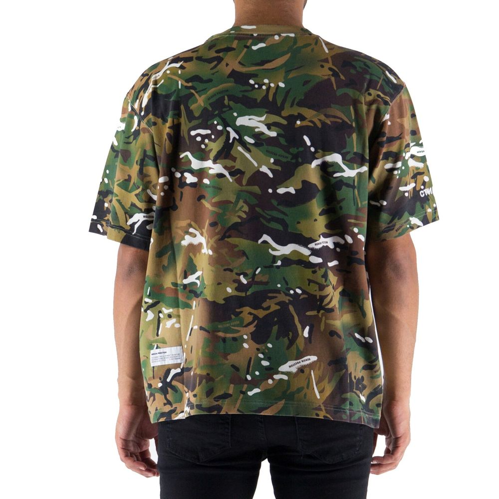 Heron Preston Camouflage Print Cotton T-Shirt — Multicolor, view 3