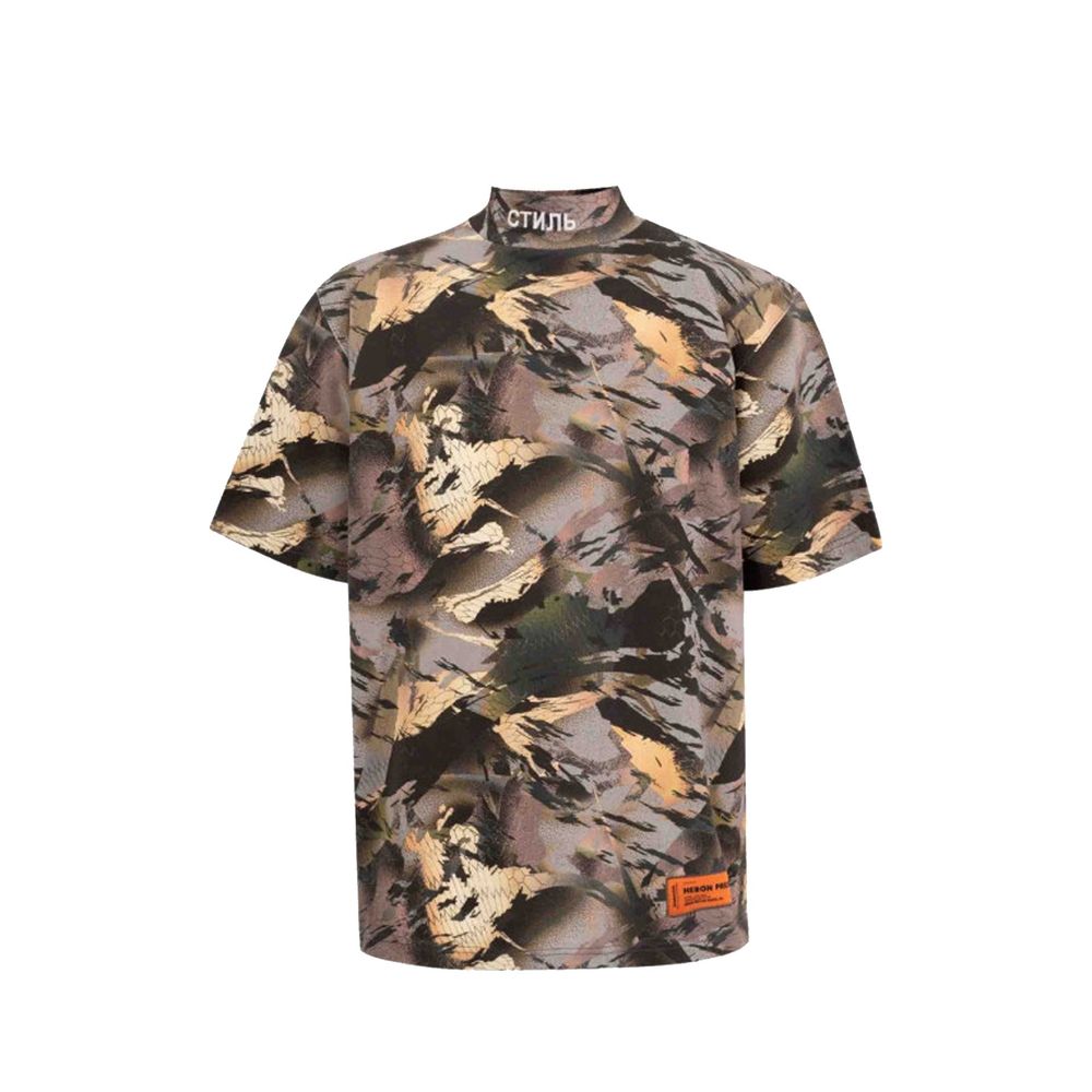 Heron Preston Embroidered Logo Cotton T-Shirt — Multicolor by Heron Preston
