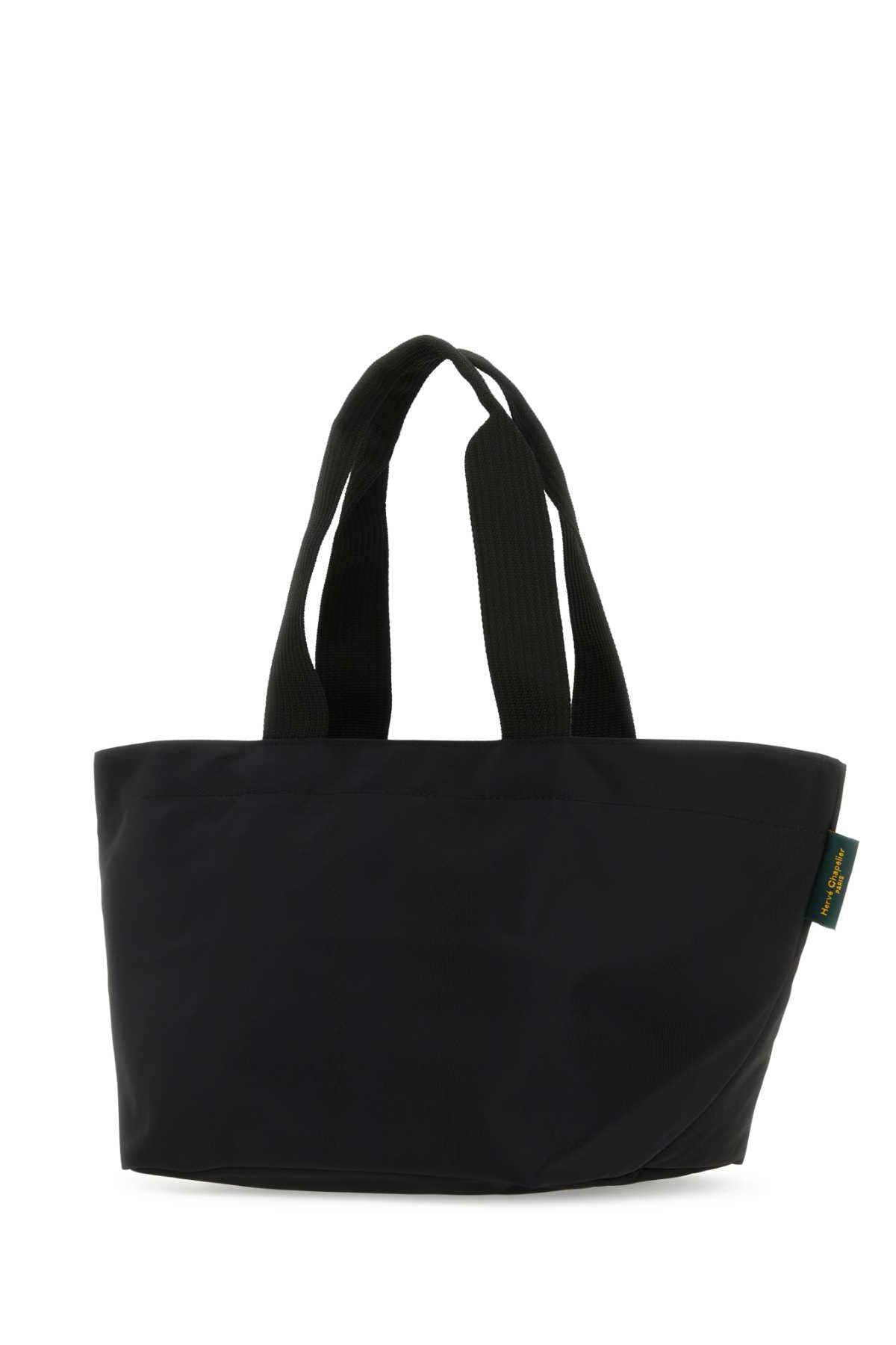Herve' Chapelier 1028N Nylon Tote Bag — Black, view 2
