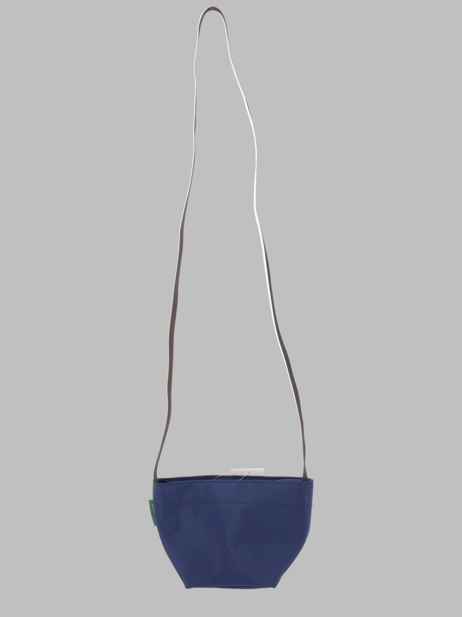 Hervé Chapelier PVC & Polyamide Square Mini Tote Bag — Blue, view 2