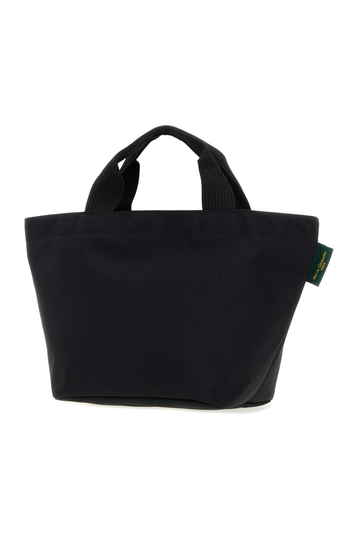 Herve' Chapelier Square Tote Bag — Black, view 2