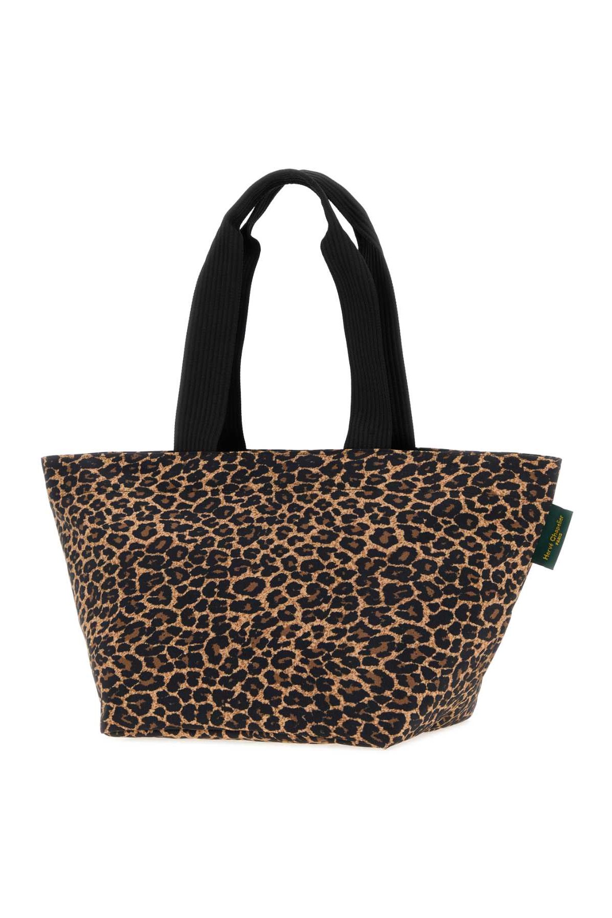 Herve' Chapelier Square Tote Bag — Brown, view 2