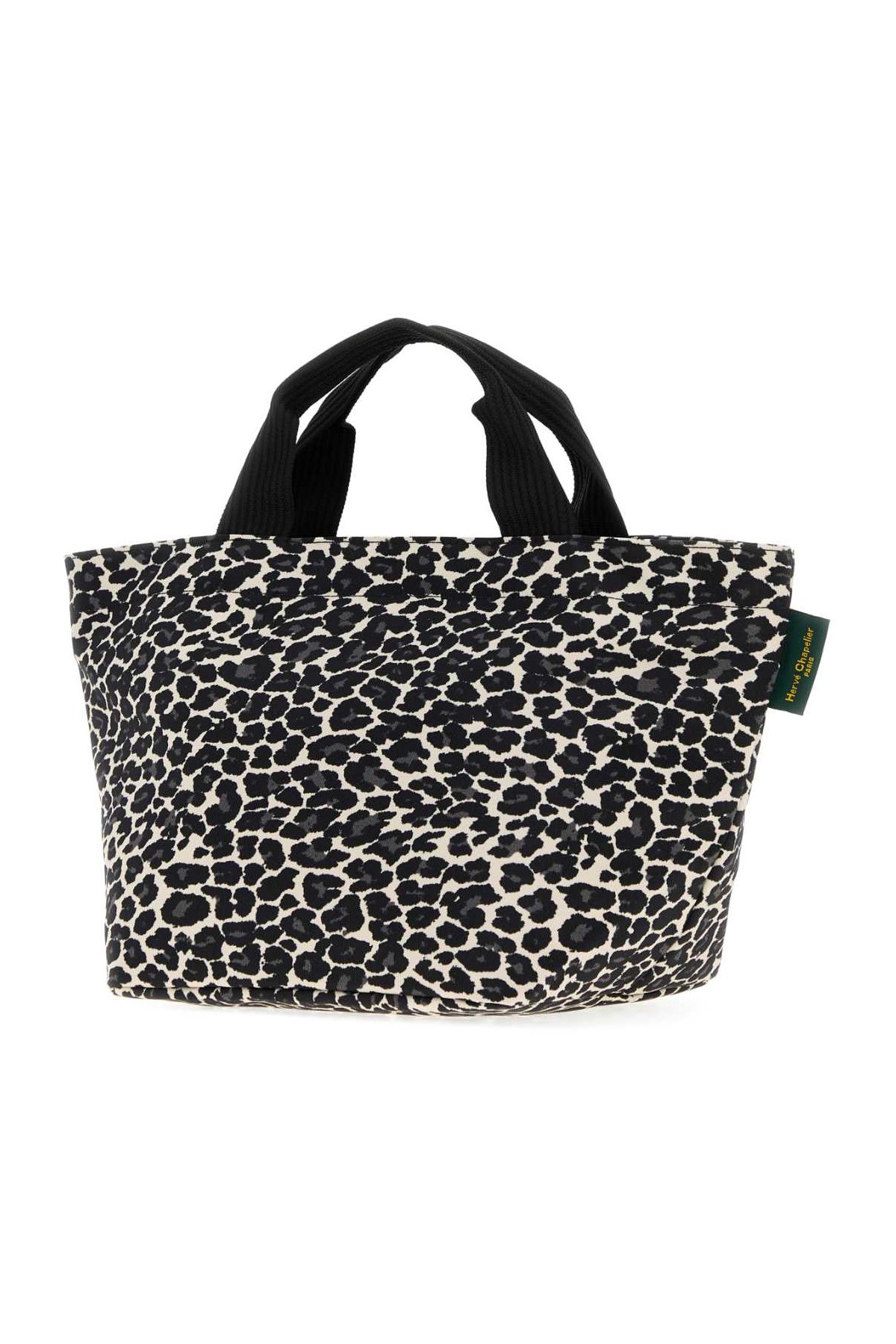 Herve' Chapelier Square Fabric Tote Bag — Multicolor, view 2