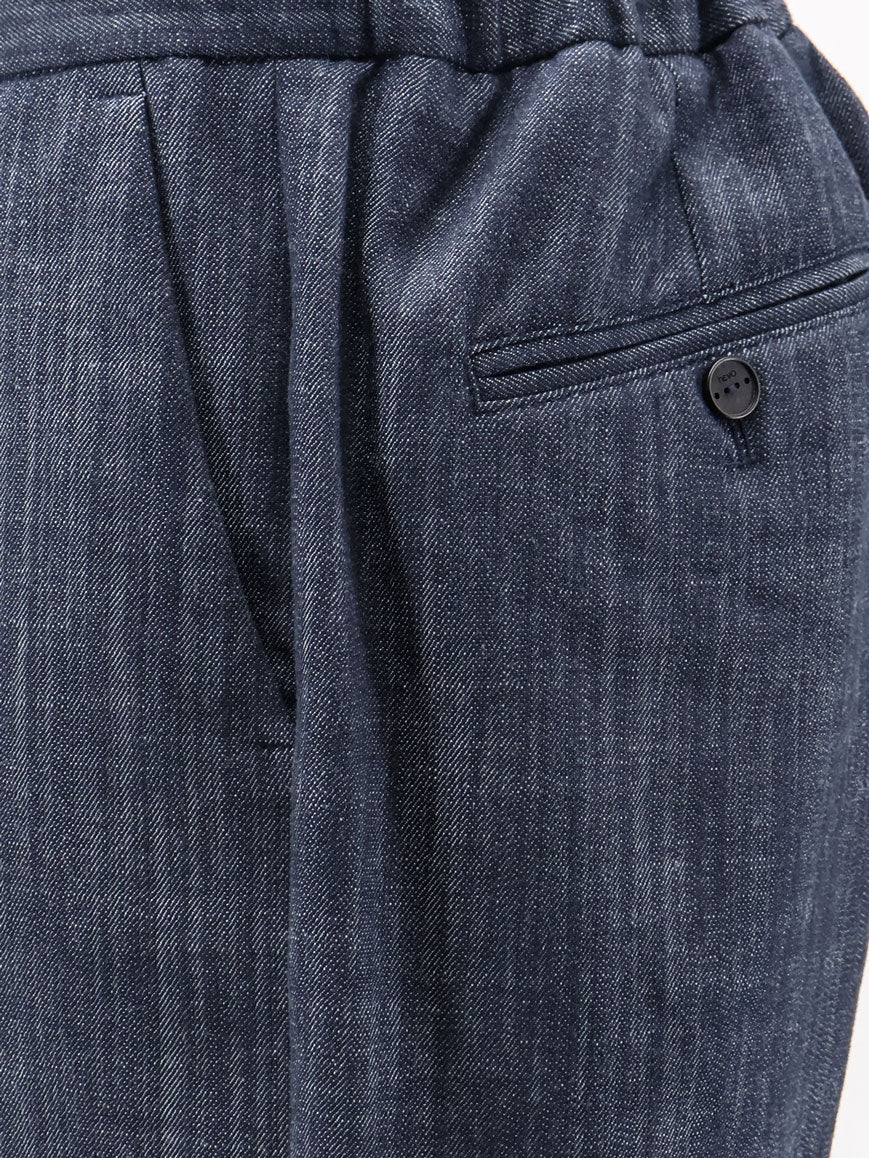 Hevo Torre Lapillo Bermuda Shorts — Blue, view 3