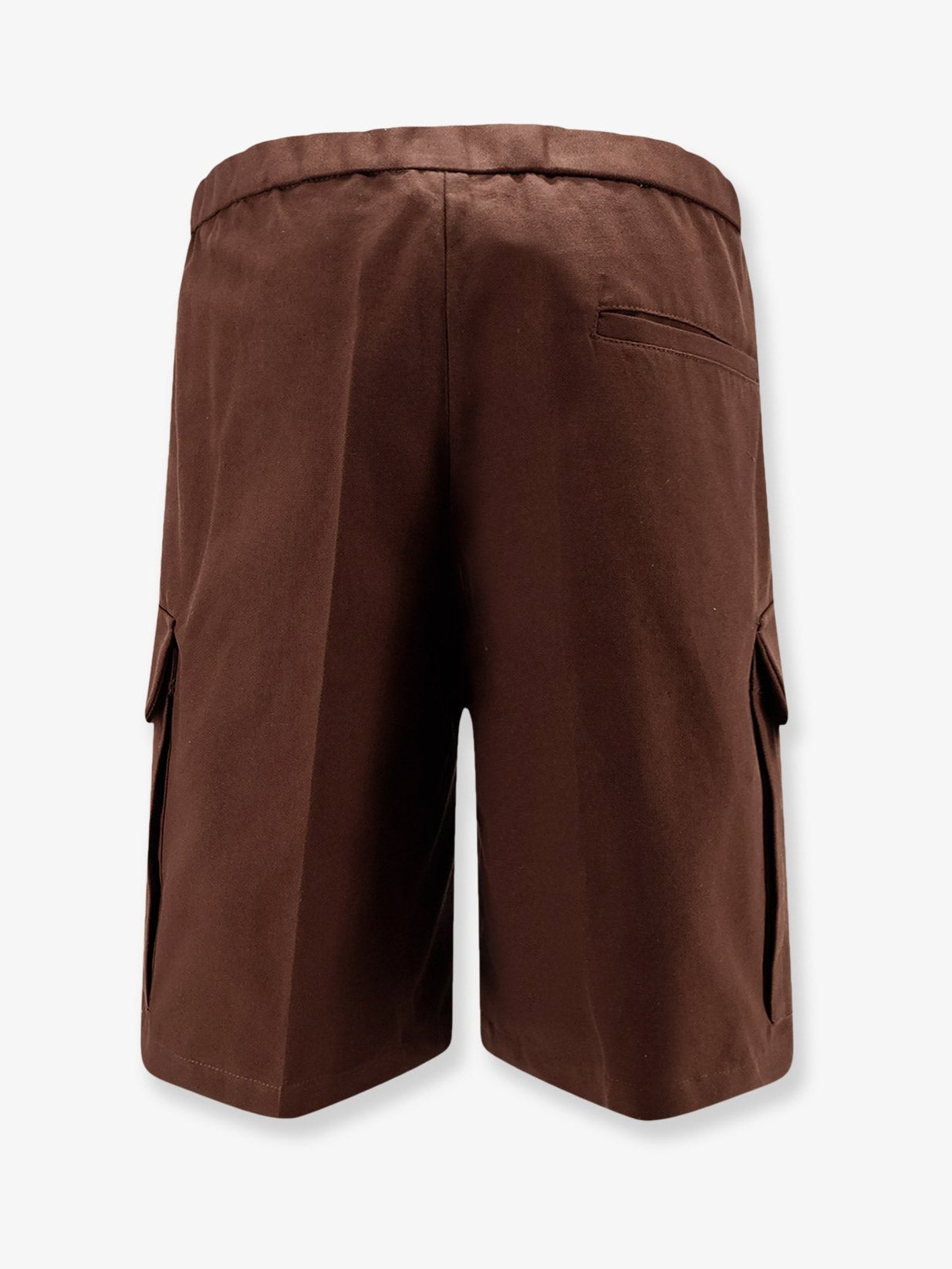 Hevo Cotton Bermudas — Brown, view 2