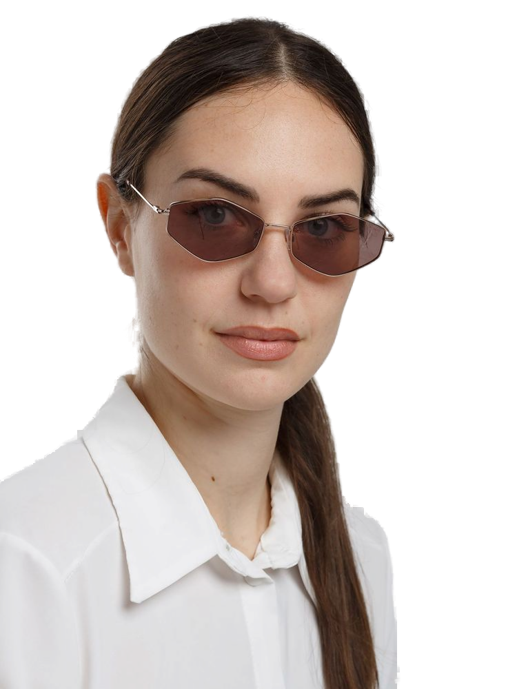 Hickmann HI3231 Rose Gold Metal Sunglasses — Rose gold, view 2