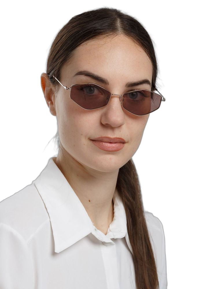Hickmann HI3231 Metal Frame Sunglasses — Rose gold, view 2