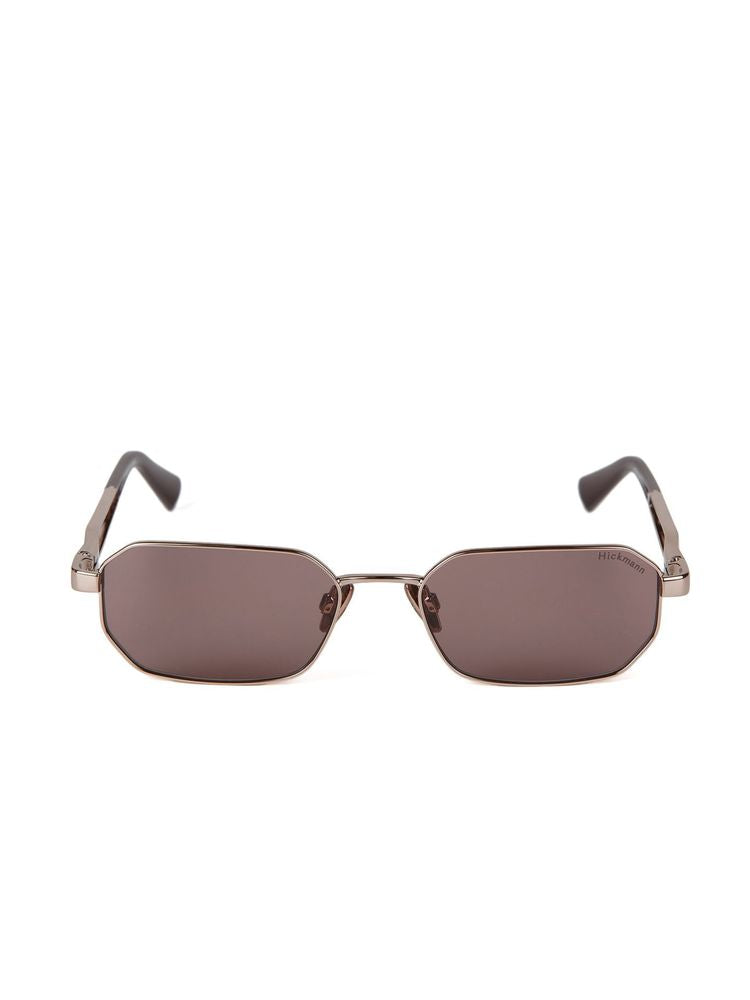 Hickmann HI3248 Metal Rectangle Sunglasses — Rose gold by Hickmann