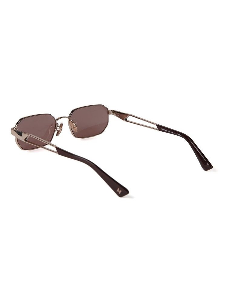 Hickmann HI3248 Metal Rectangle Sunglasses — Rose gold, view 3