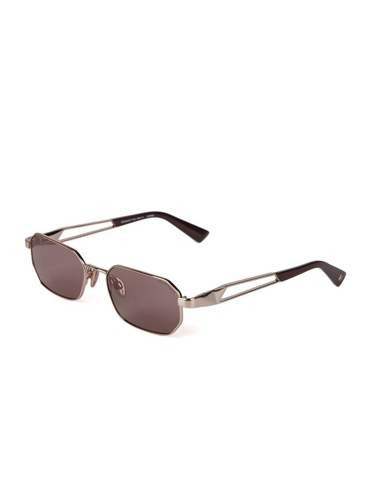 Hickmann HI3248 Metal Rectangle Sunglasses — Rose gold, view 2