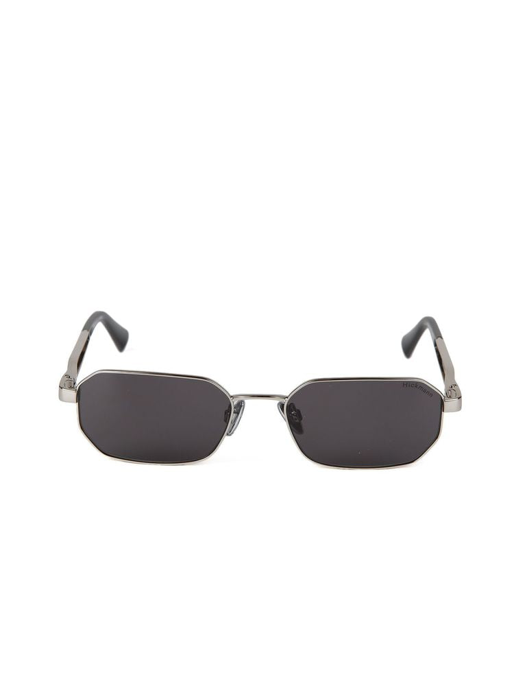 Hickmann HI3248 Metal Rectangle Frame Sunglasses — Silver by Ana Hickmann