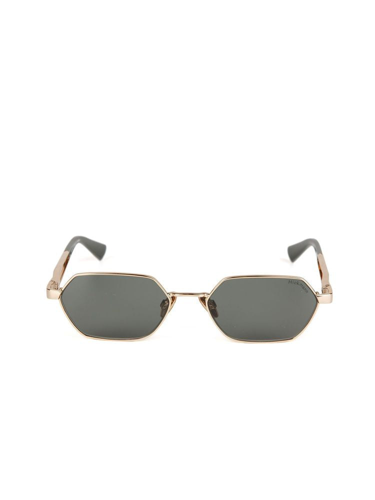 Hickmann HI3255 Metal Geometric Frame Sunglasses — Gold by Hickmann