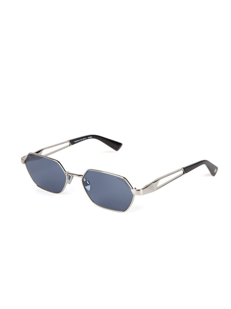 Hickmann HI3255 Metal Hexagonal Sunglasses — Silver, view 2