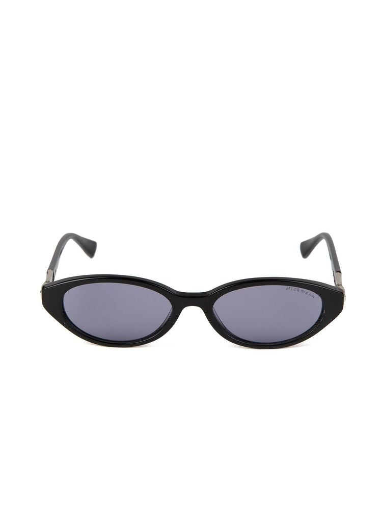 Hickmann HI9301 Purple-Tinted Acetate Sunglasses — Black, view 3
