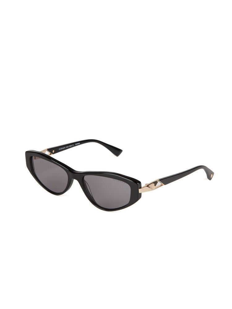 Hickmann HI9303 Cat-Eye Acetate Sunglasses — Black, view 3