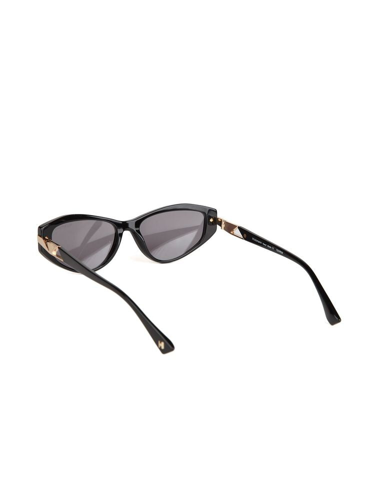 Hickmann HI9303 Cat-Eye Acetate Sunglasses — Black, view 4