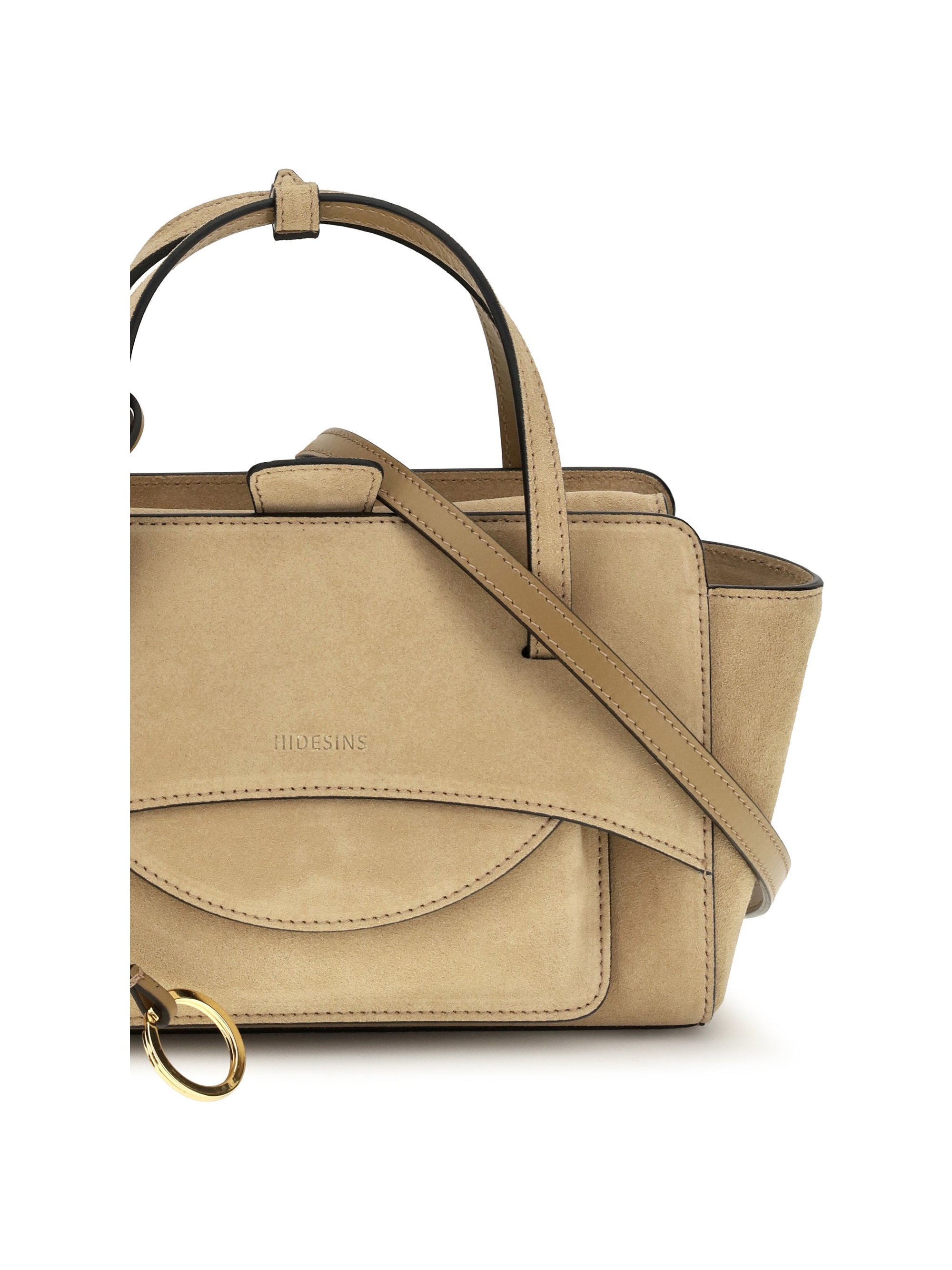 Hidesins Flap Shoulder Bag — Beige, view 4