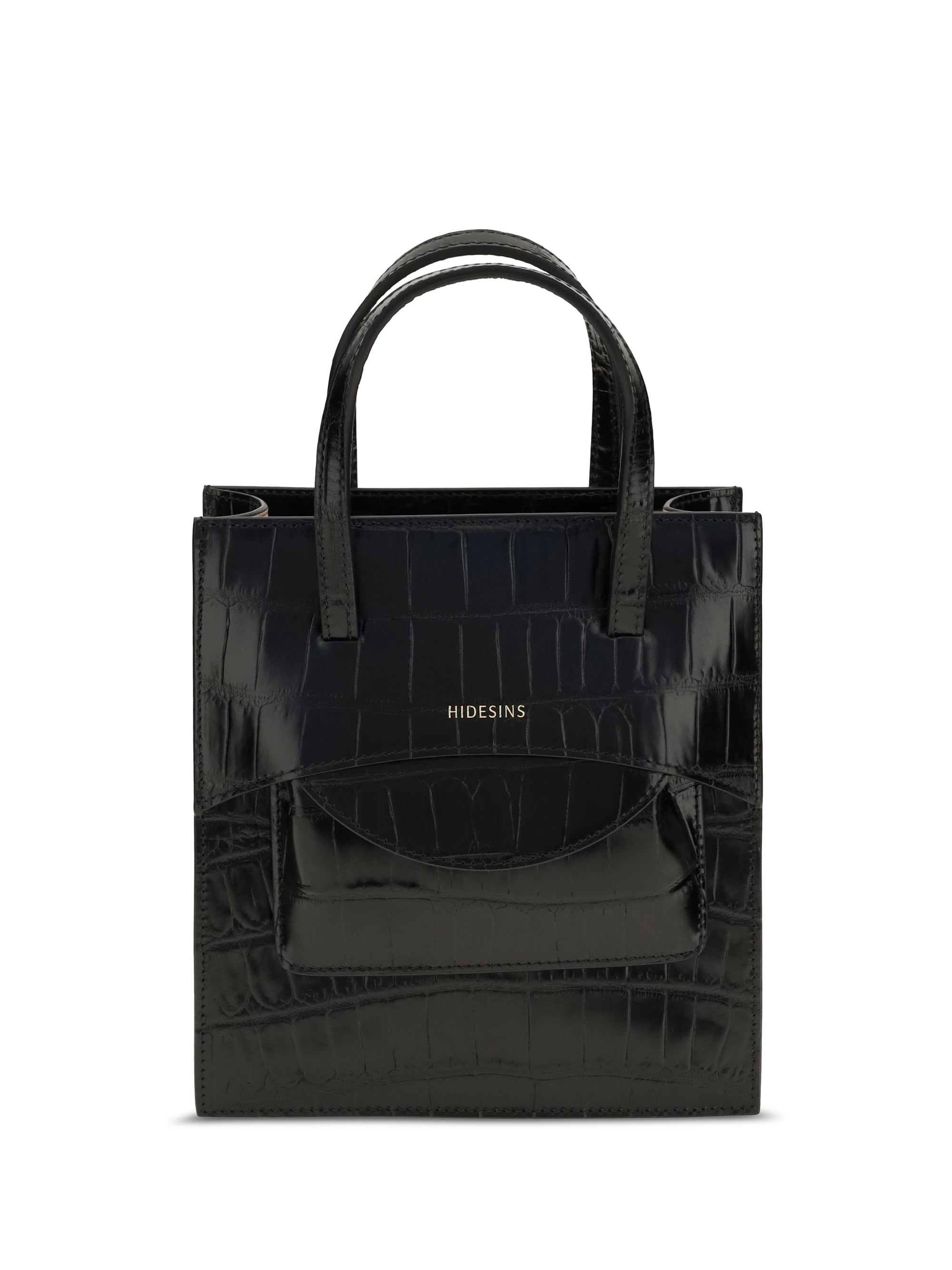Hidesins Pocket Shoulder Bag — Black by Hidesins
