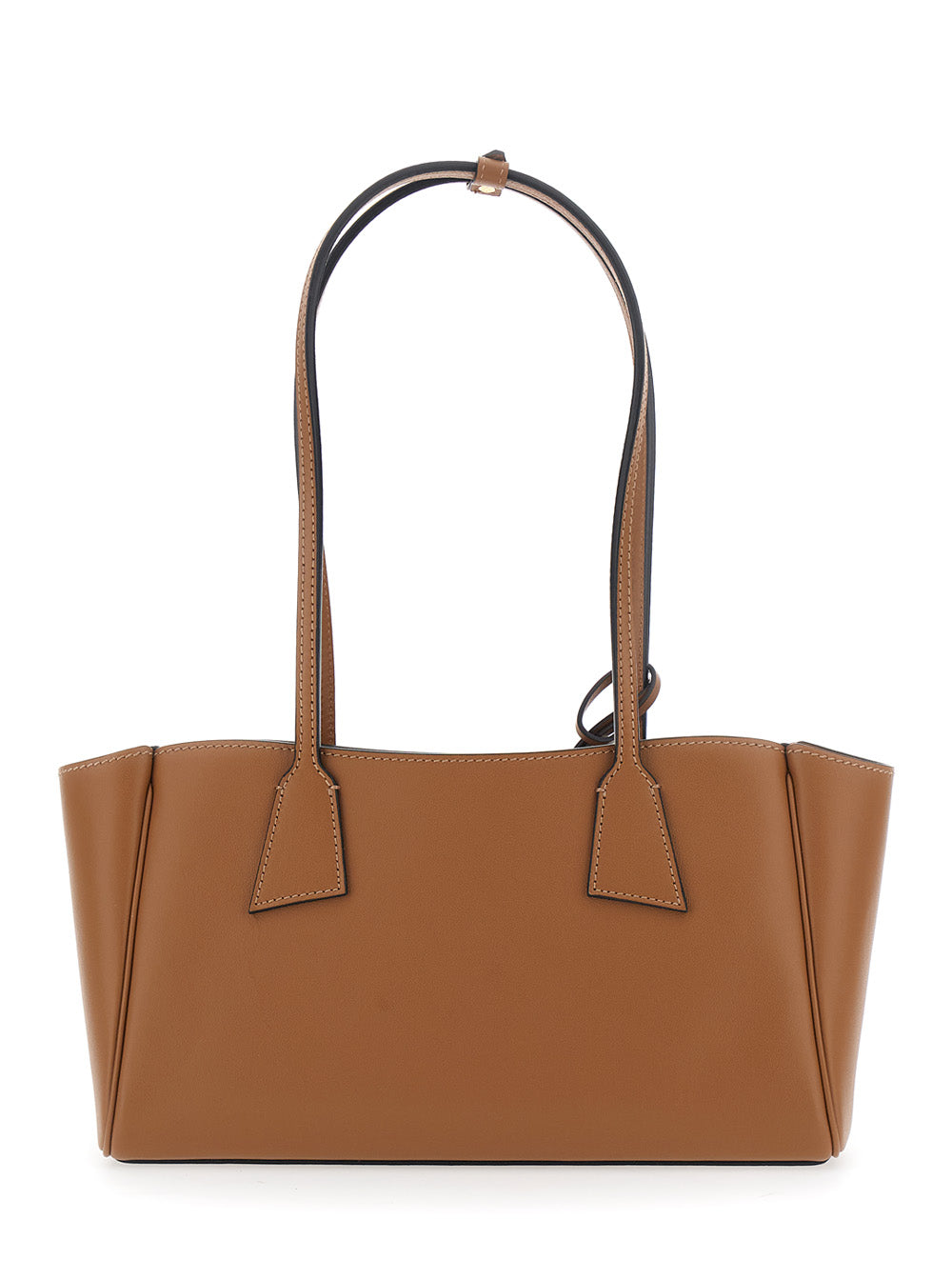Hidesins Logo-Detailed Leather Shoulder Bag — Brown, view 2