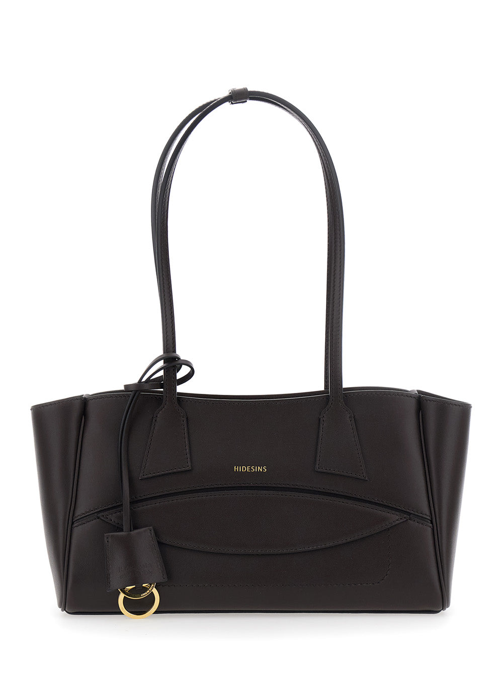 Hidesins Structured Leather Shoulder Bag — Brown by Hidesins