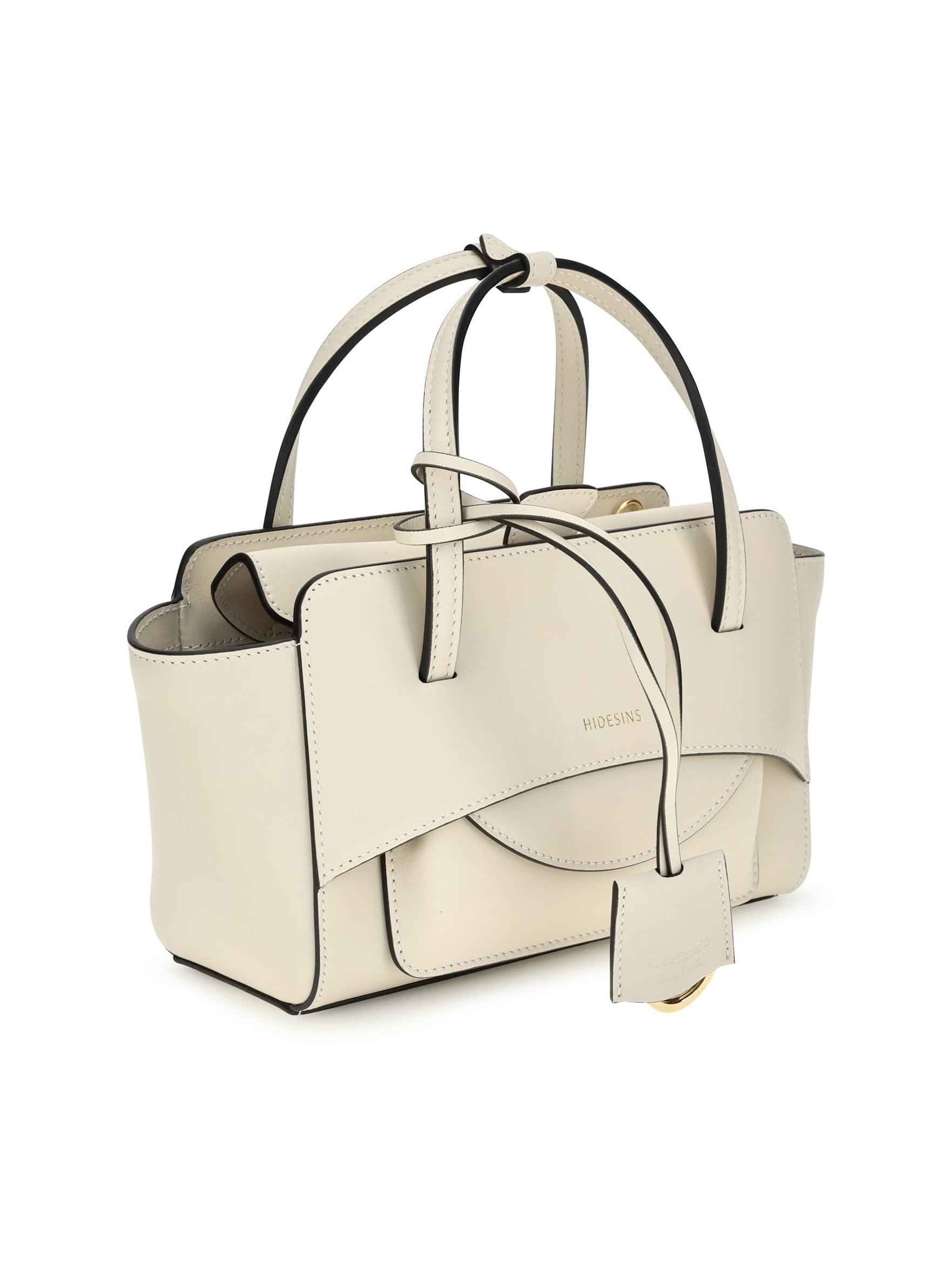 Hidesins Flap Top Handle Bag — Beige, view 2