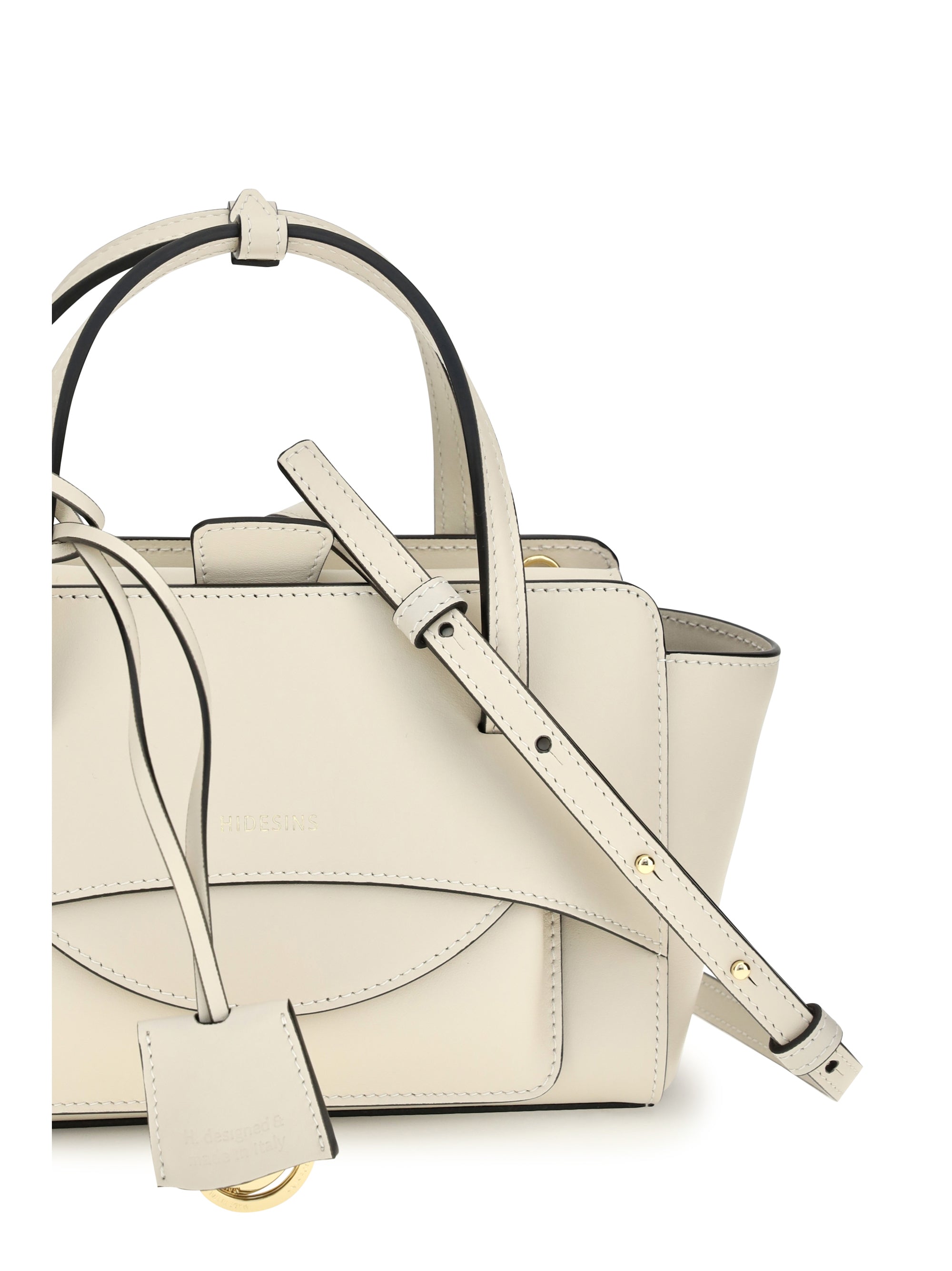 Hidesins Flap Top Handle Bag — Beige, view 4