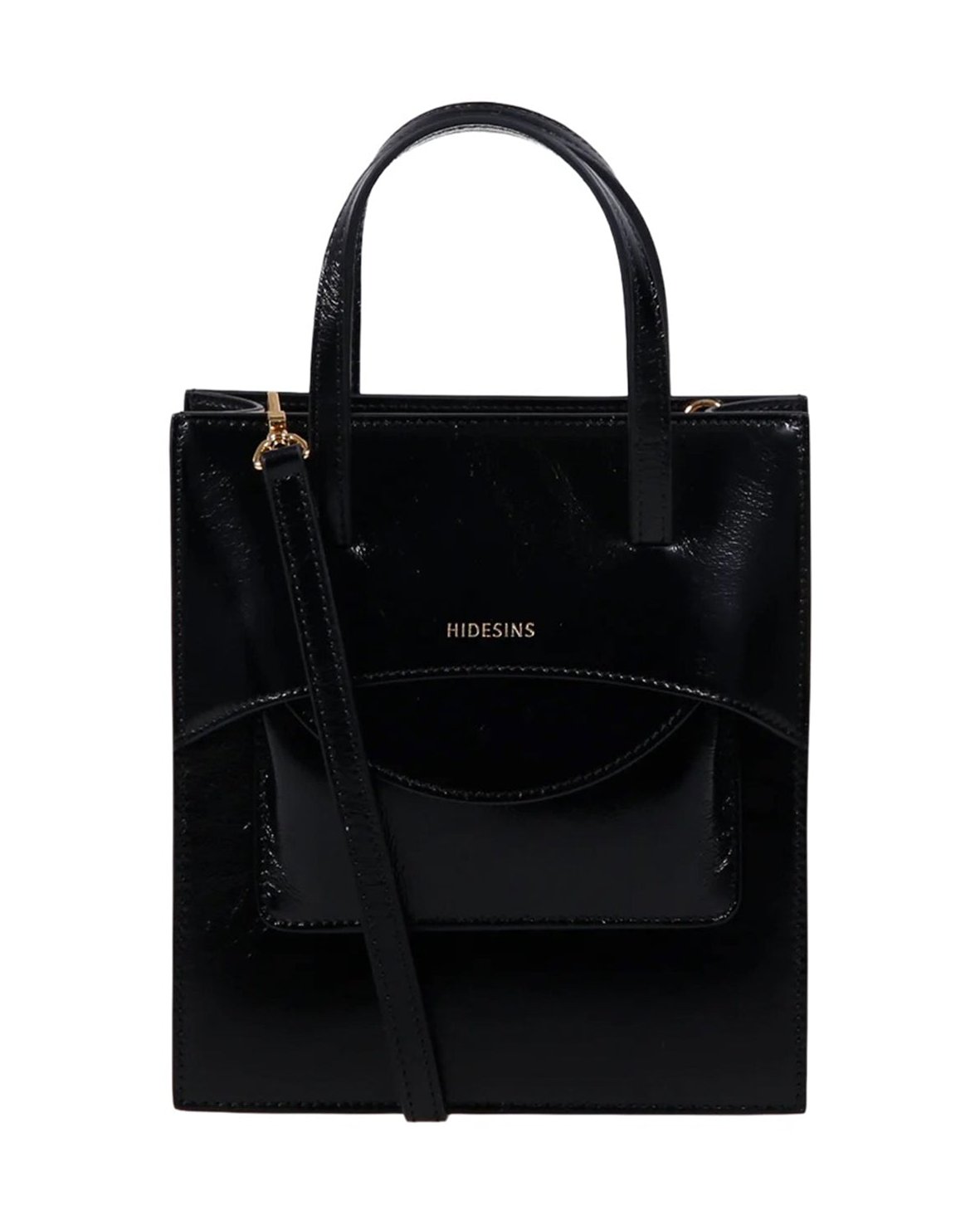 Hidesins Pocket Top Handle Bag — Black by Hidesins