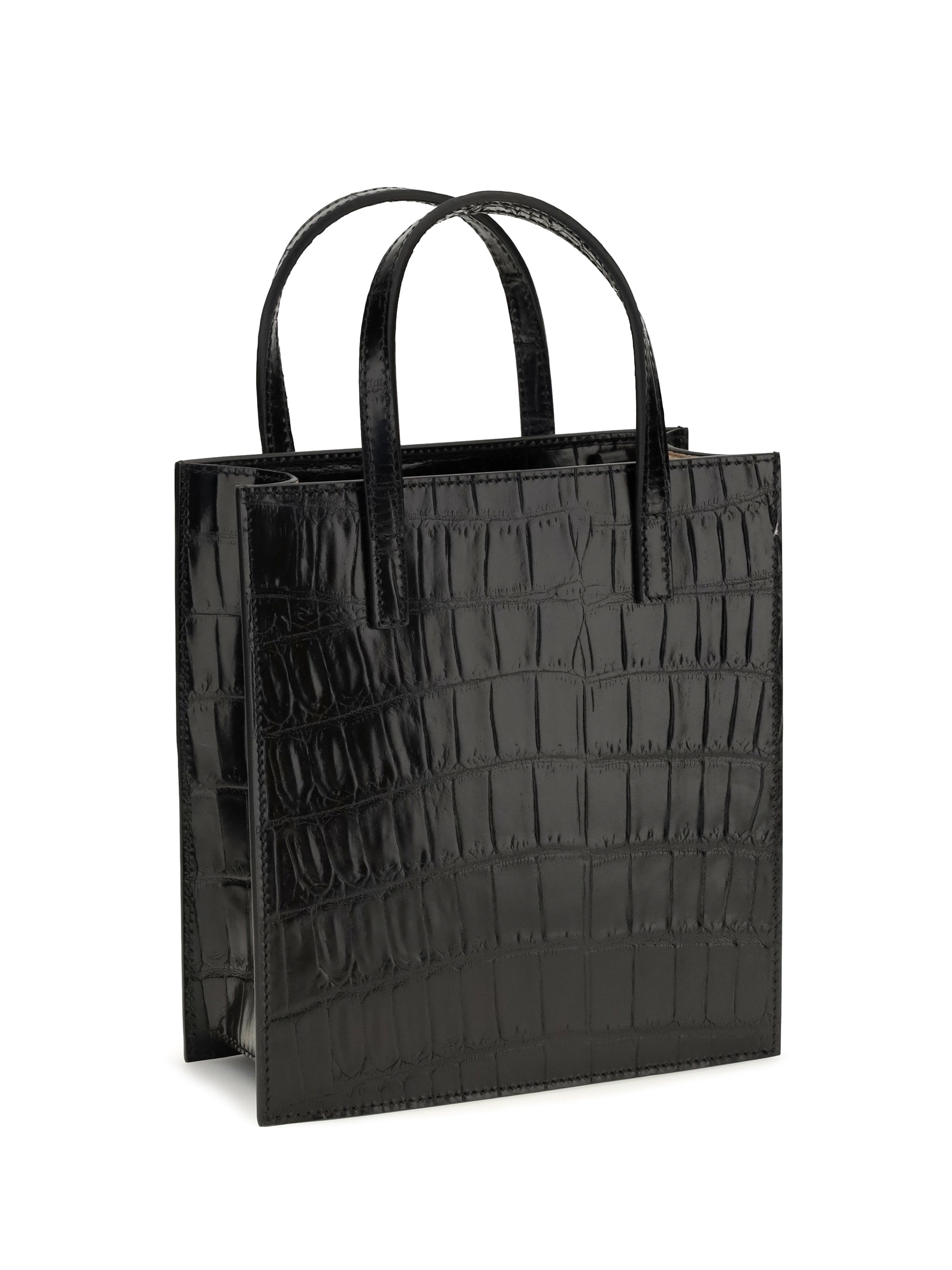 Hidesins Pocket Top Handle Bag — Black, view 4