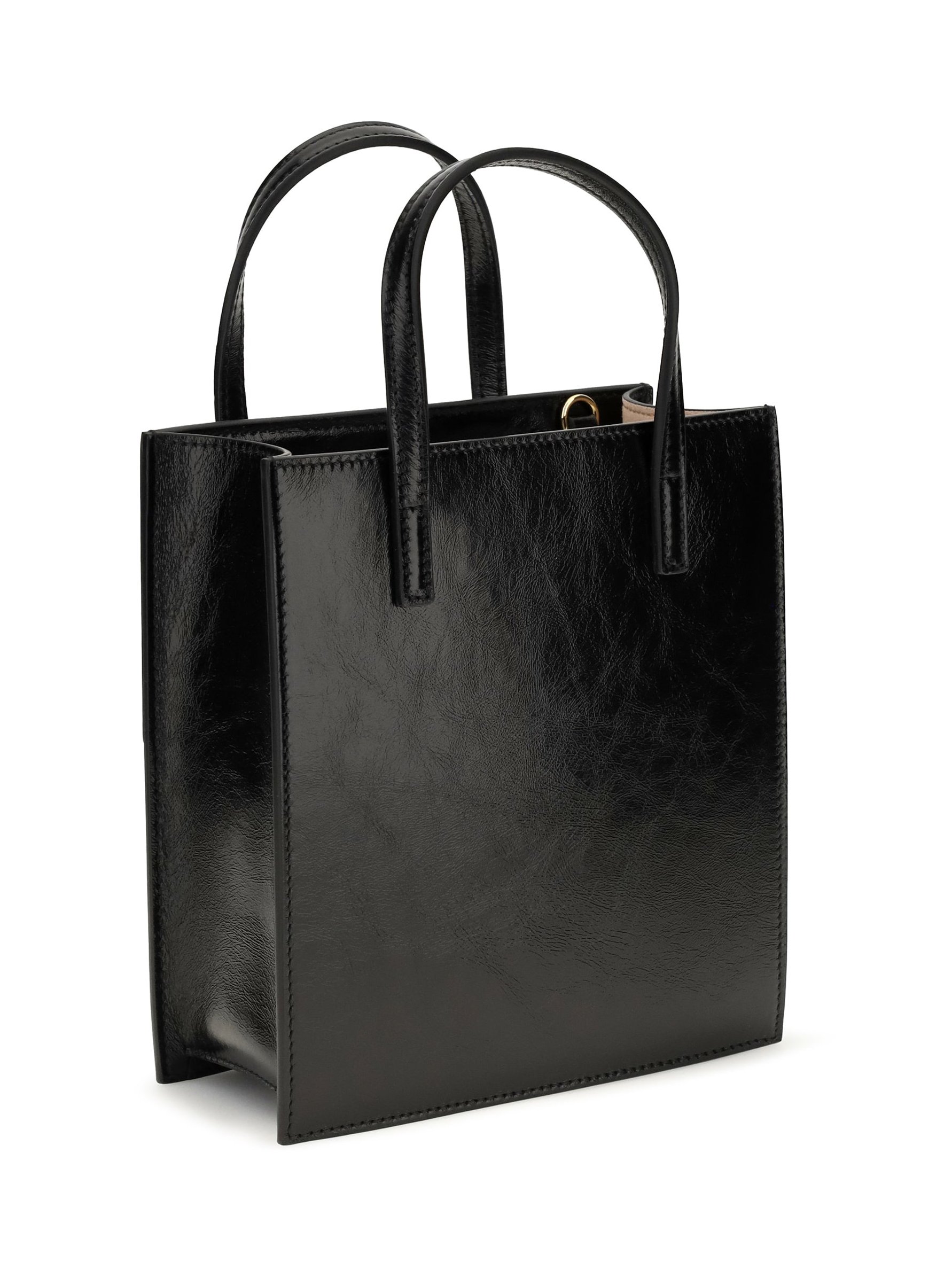 Hidesins Top Handle Bag — Black, view 2